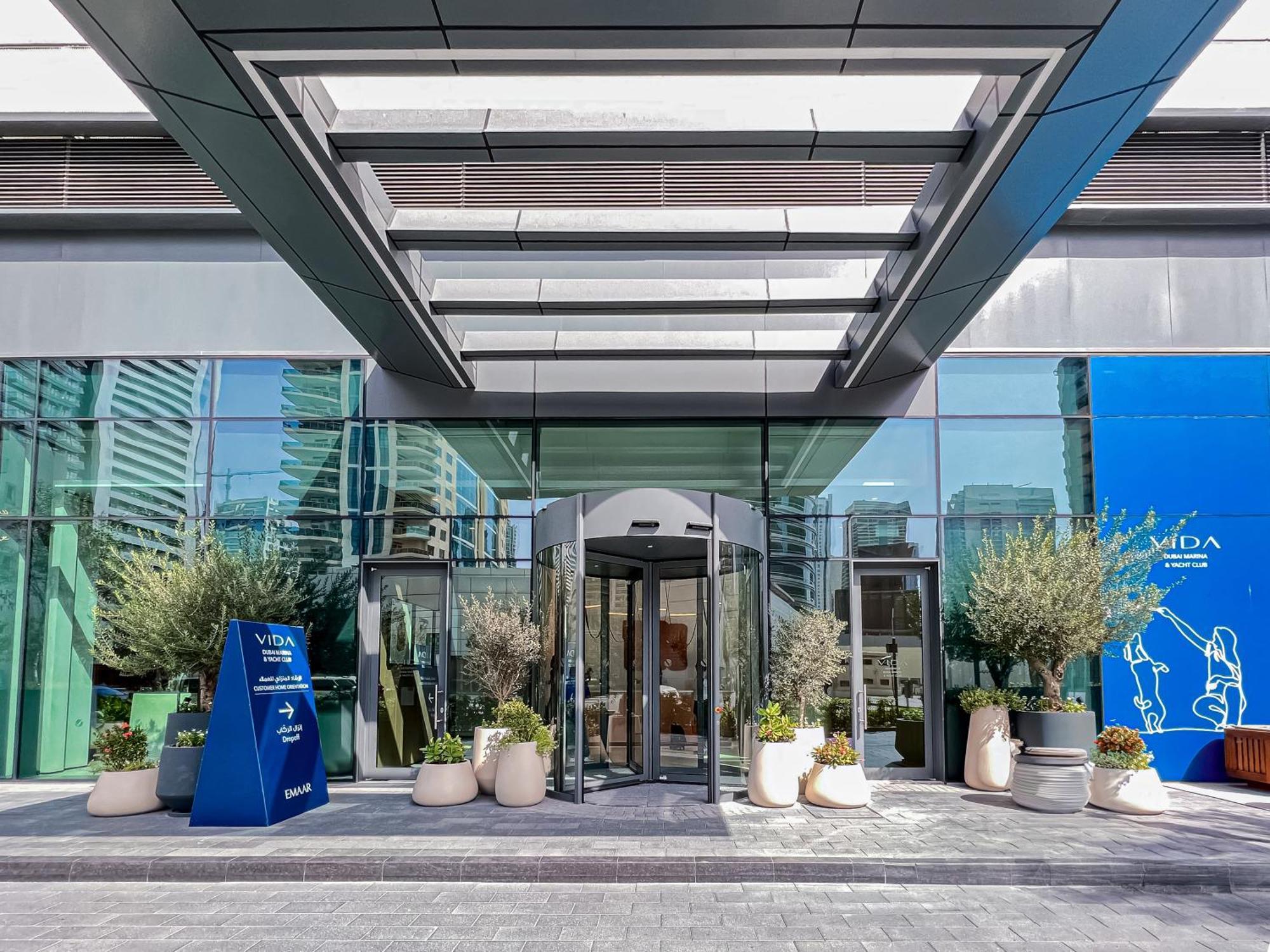 Modern 2Br High Floor Haven In Vida Dubai Marina Apartment Exterior foto