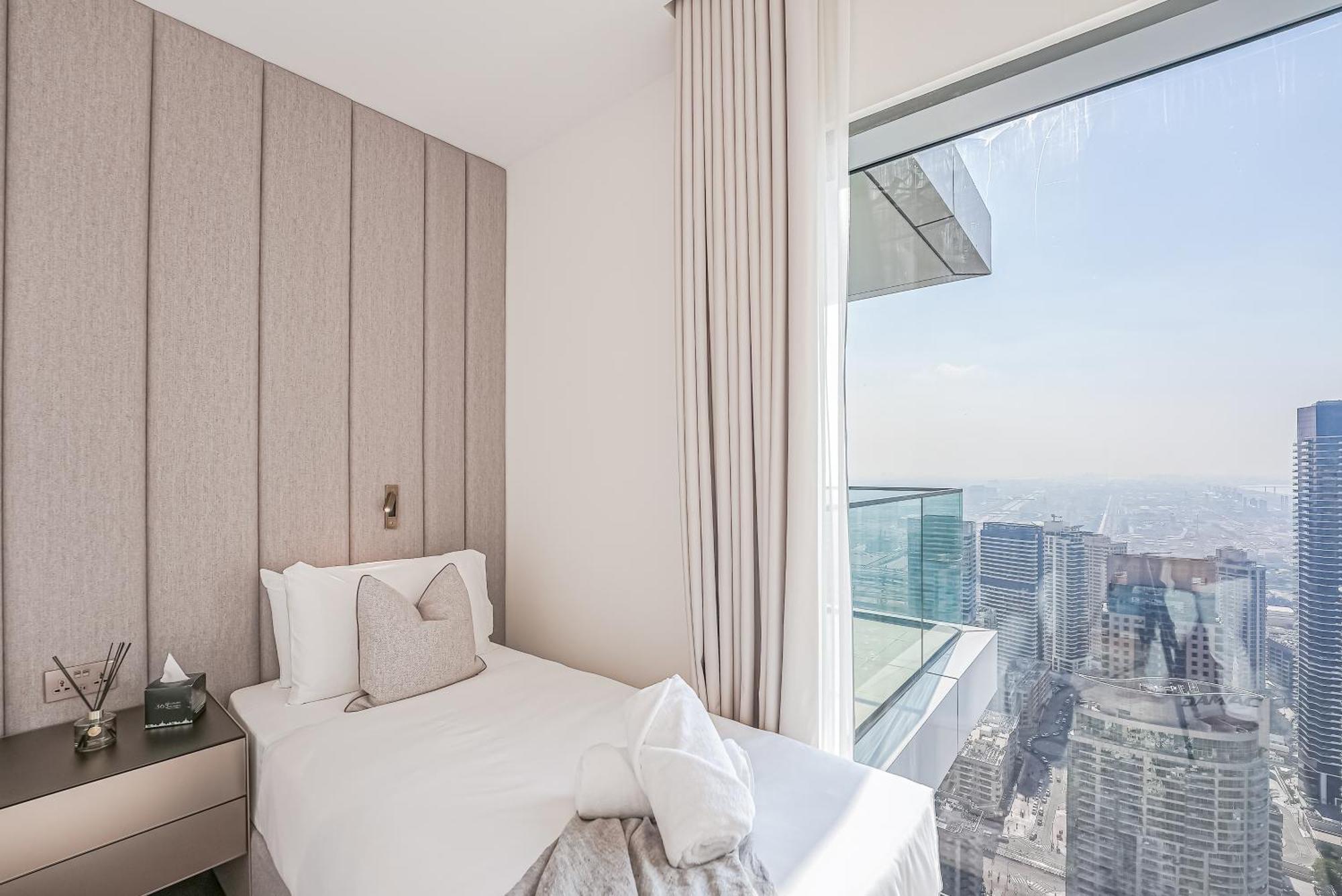 Modern 2Br High Floor Haven In Vida Dubai Marina Apartment Exterior foto