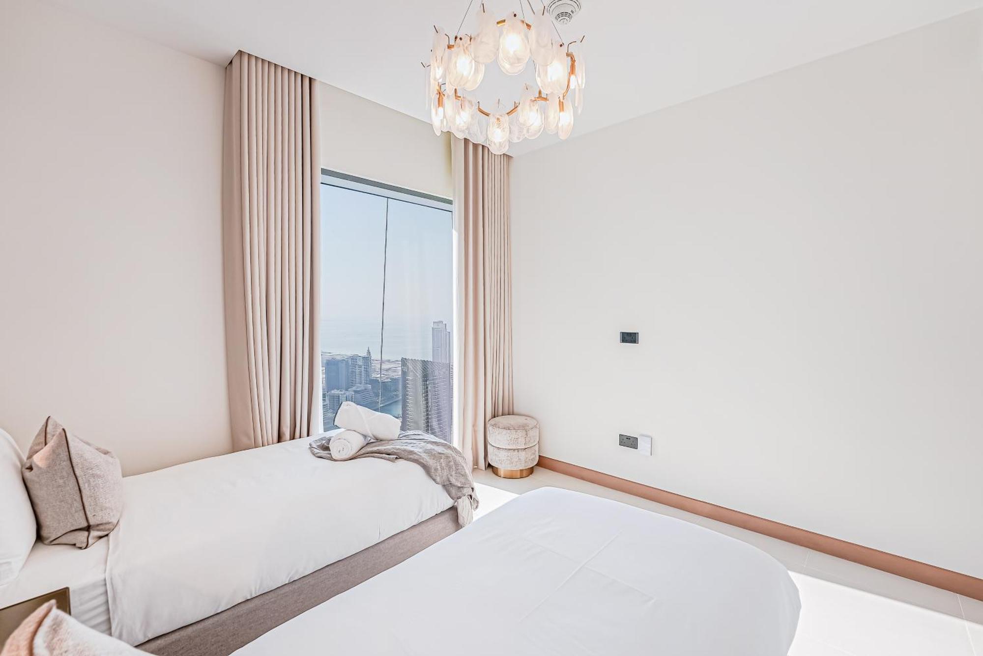 Modern 2Br High Floor Haven In Vida Dubai Marina Apartment Exterior foto